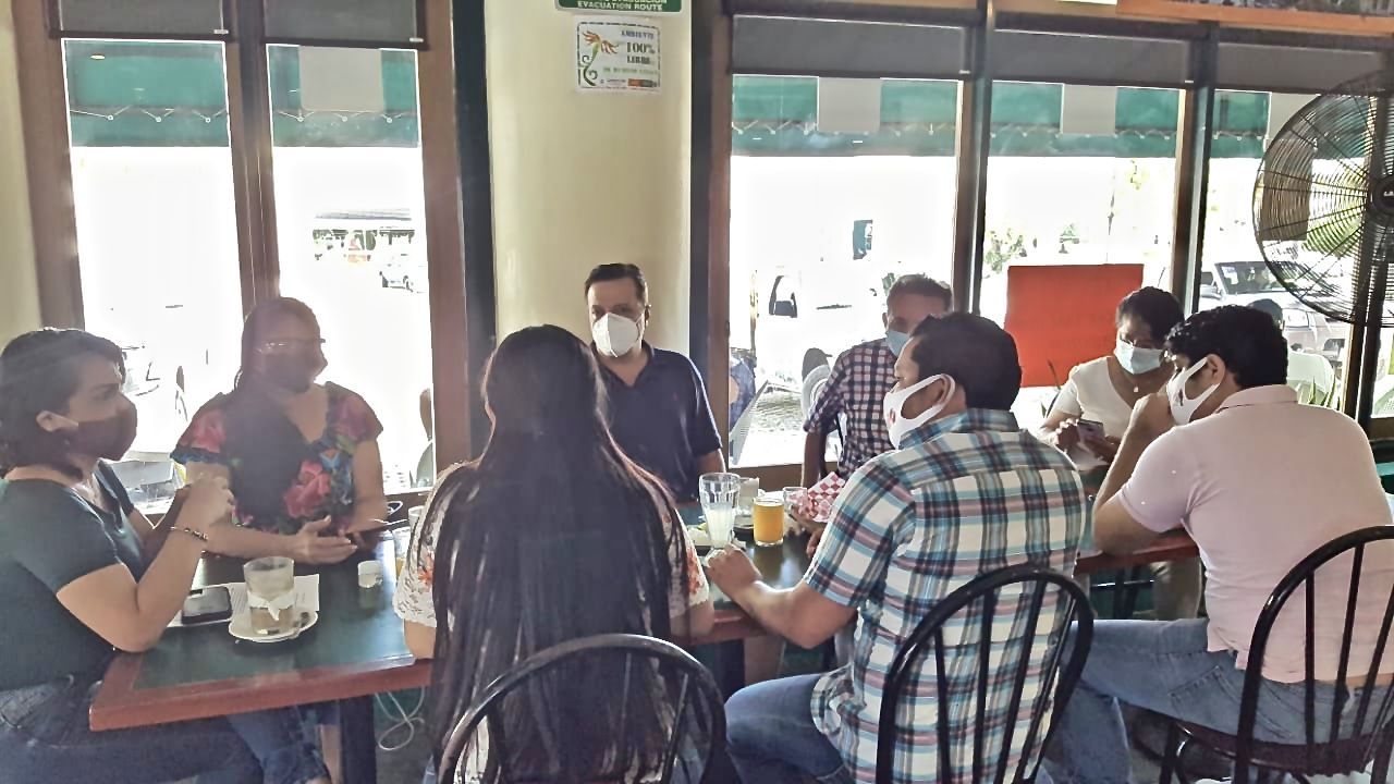 Pech, Alegre, Mildred, Reyna y Sánchez Cutis hacen frente vs delegada de MORENA; quieren más apertura y ponen en duda su legitimidad
