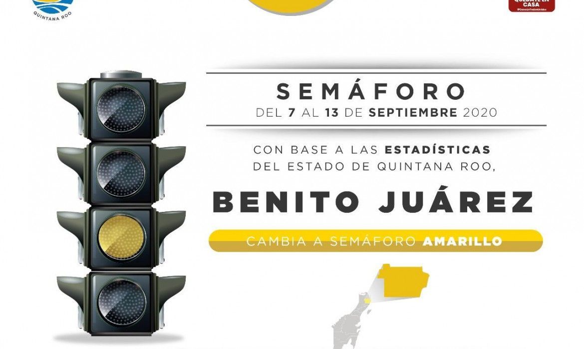 La zona norte del estado va al color amarillo | Se duplicará la actividad económica y se podrá ir a las playas