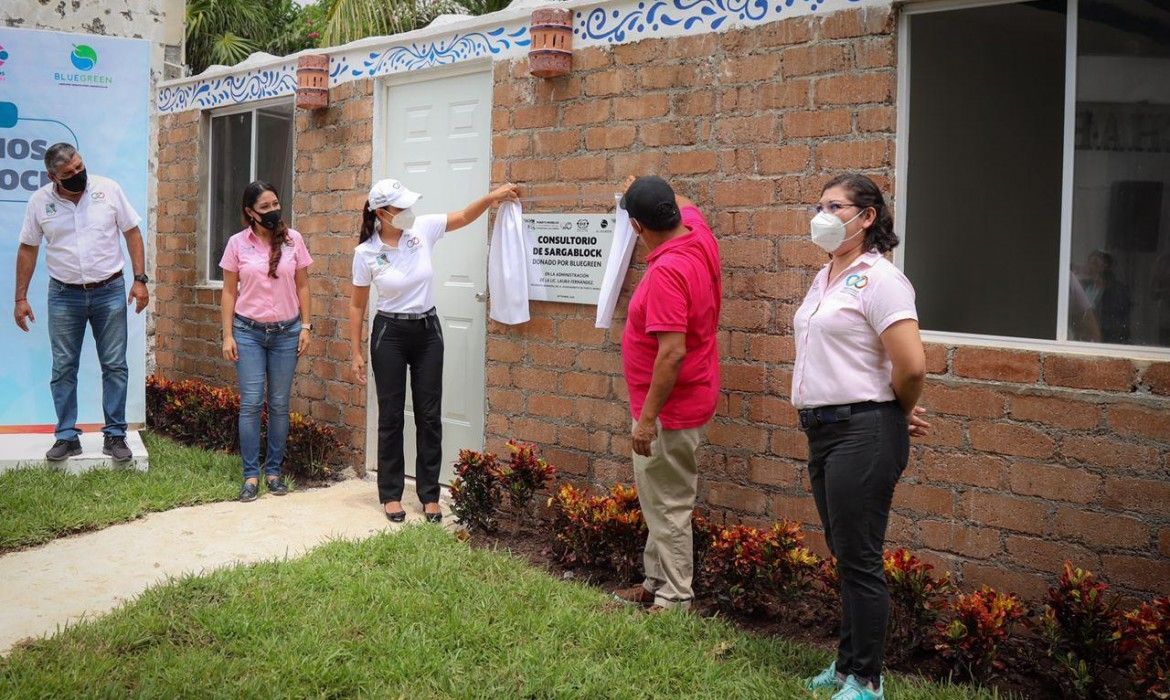 Inaugura Laura Fernández nuevos consultorios de psicología del DIF, construidos con sagarblocks