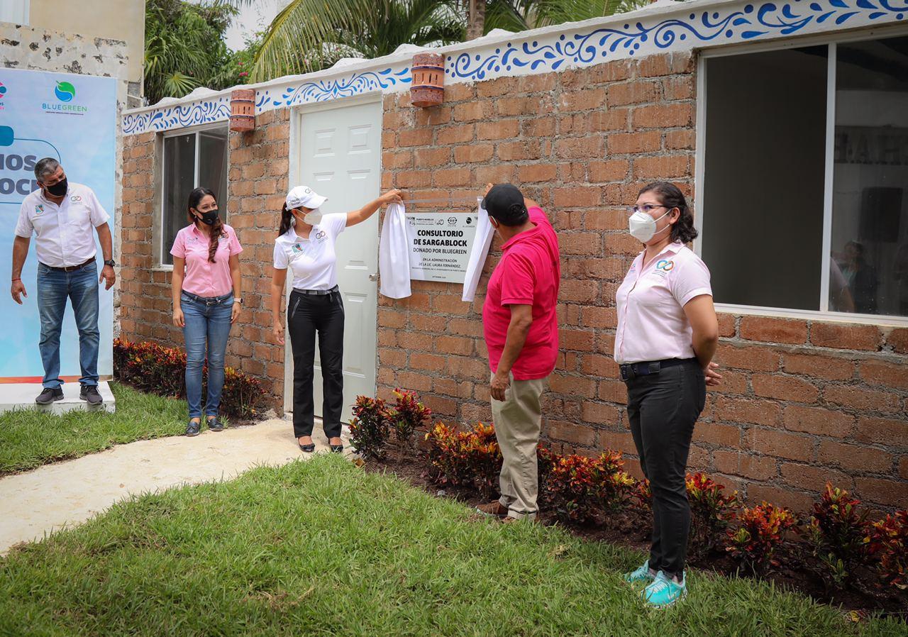 Inaugura Laura Fernández nuevos consultorios de psicología del DIF, construidos con sagarblocks