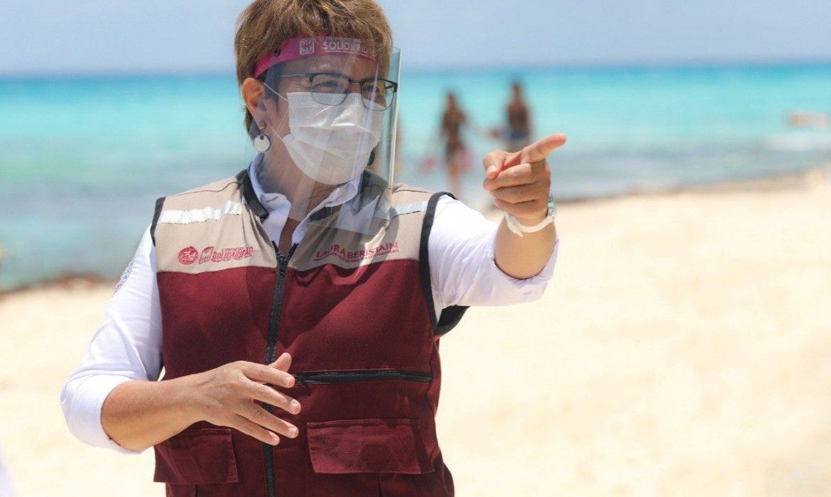 Laura Beristain creará ordenamiento para accesos libres a las playas de Solidaridad