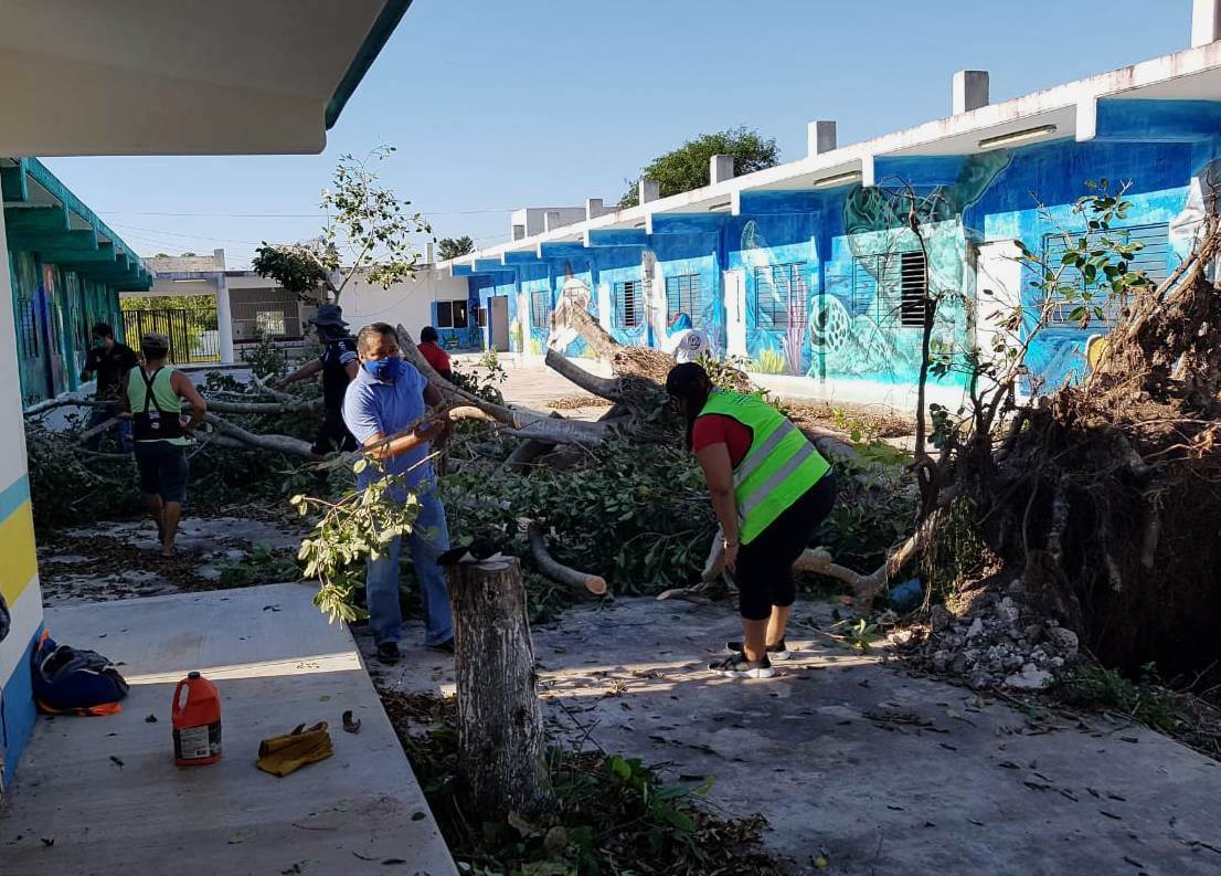 “Continúa la recuperación de Puerto Morelos”: Laura Fernández