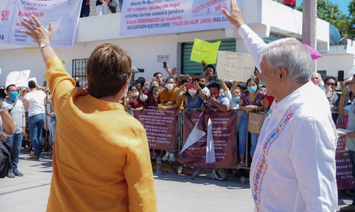AMLO entra de lleno a la campaña | Critica alianza PRI-PAN, y asegura que la 4T ganará las elecciones en 2021