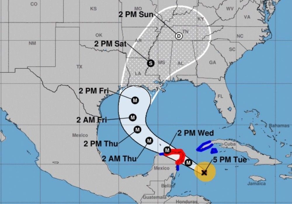 Pronóstico de Delta se mueve al sur; el ojo del huracán pasaría por Cozumel