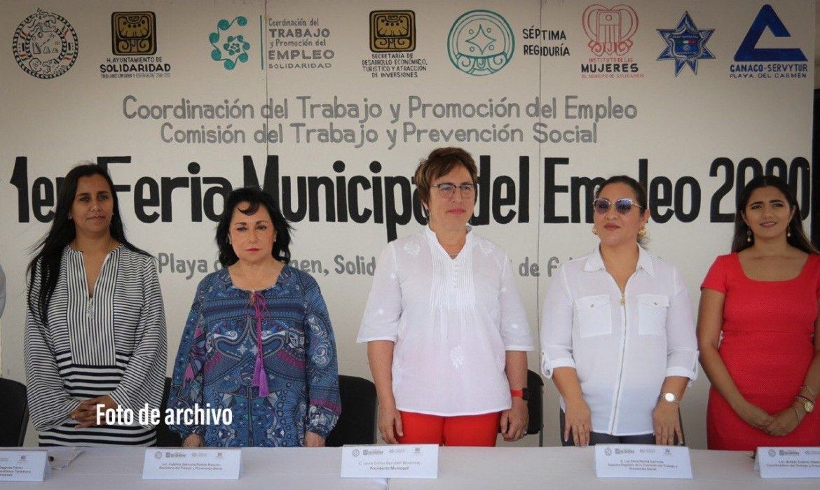 Realizará Gobierno de Laura Beristain 4ta Feria del Empleo Municipal en la colonia Gonzalo Guerrero