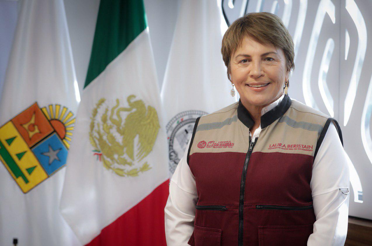 Laura Beristain vuelve a trabajar a su oficina luego de confinamiento por Covid