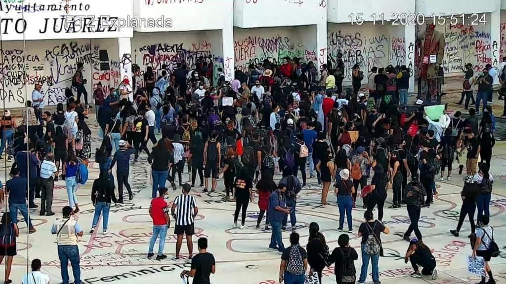 “Infiltrados y grupos políticos”, detrás de los actos violentos de la marcha del domingo: CJ