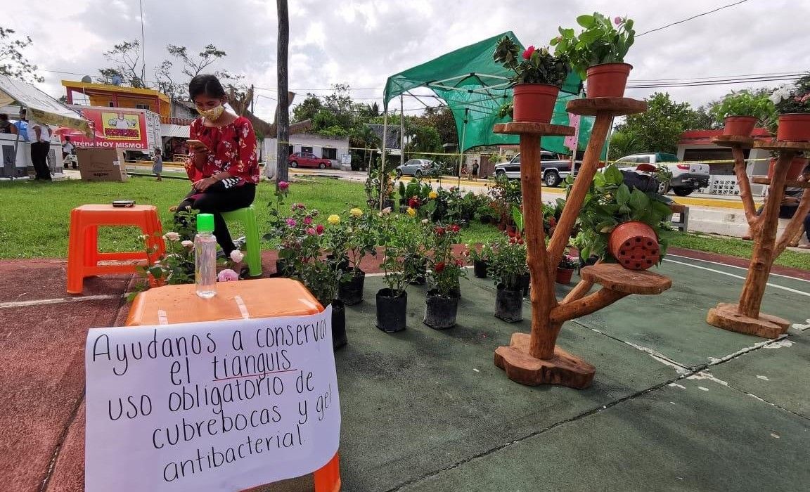 Autoriza Gobierno de Laura Fernández apertura gradual de tianguis en Puerto Morelos
