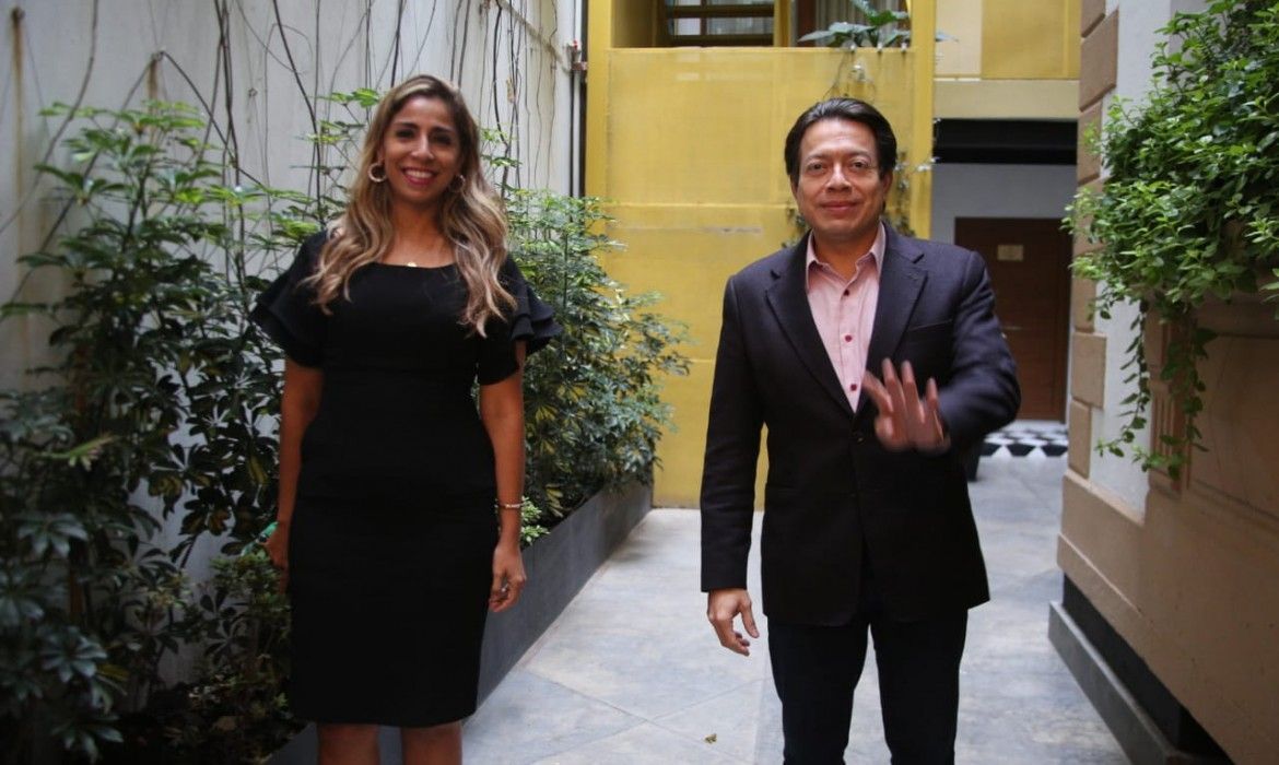 En su nuevo papel de delegada en Campeche, Marybel se reúne con Mario Delgado