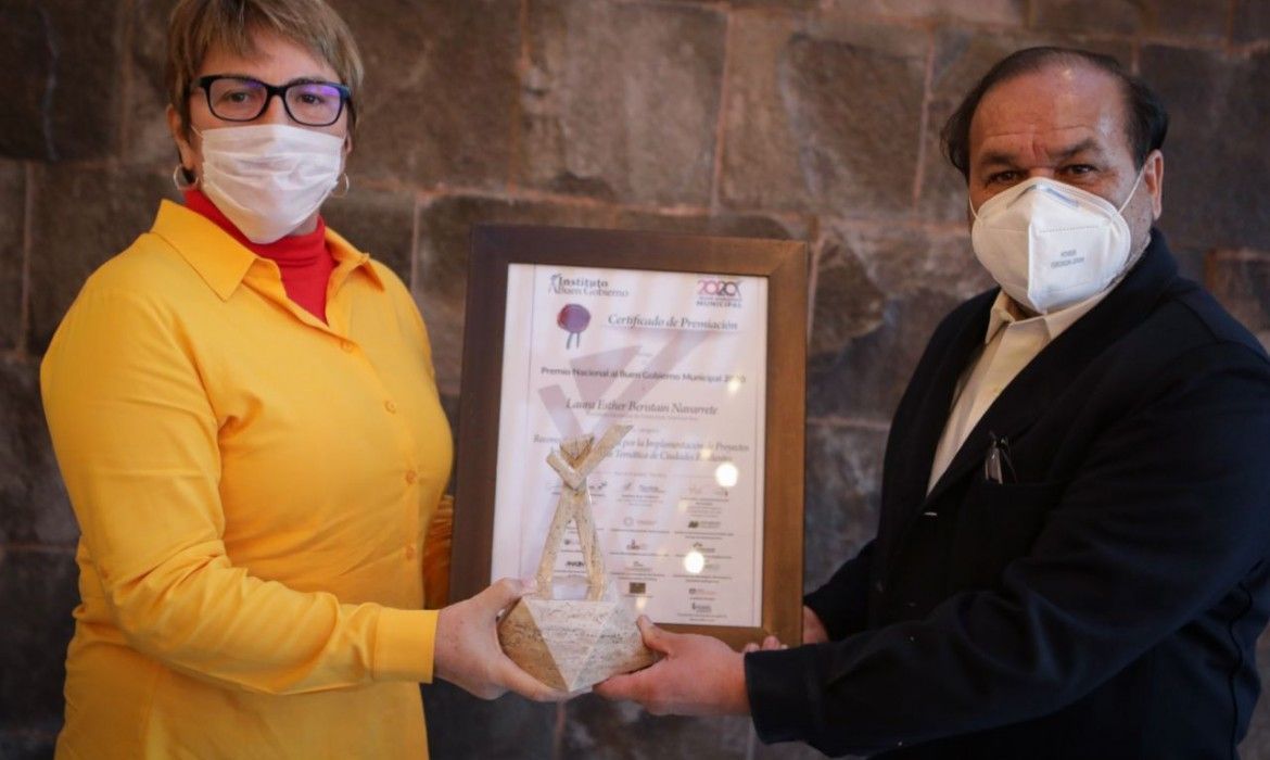 Logró Gobierno de Laura Beristain premio nacional a Buen Gobierno con programa “Construyendo Cultura en Solidaridad”