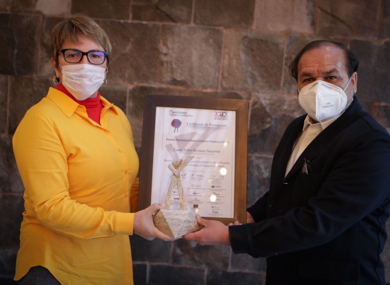 Logró Gobierno de Laura Beristain premio nacional a Buen Gobierno con programa “Construyendo Cultura en Solidaridad”