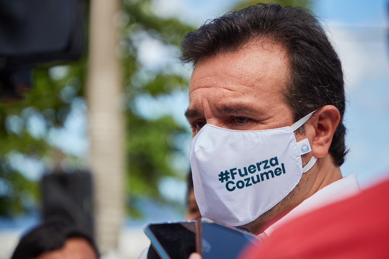 Destaca Pedro Joaquín compromiso de las empresas navieras para atender y garantizar un cruce seguro de Playa del Carmen a Cozumel