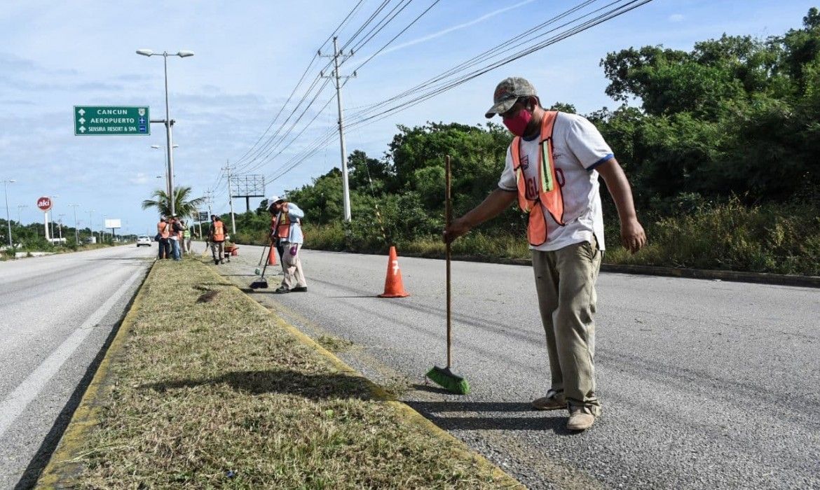 Mejora Gobierno de Laura Fernández la imagen urbana de Puerto Morelos