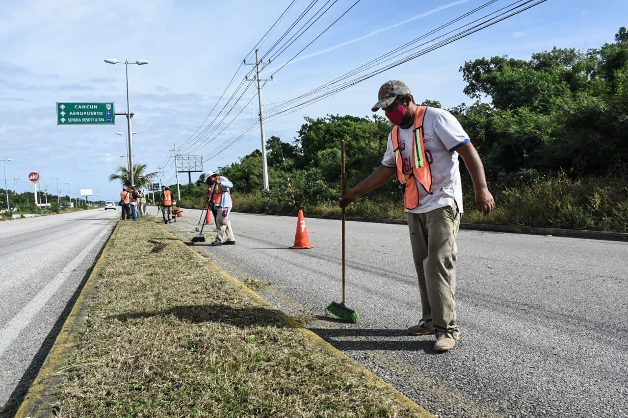 Mejora Gobierno de Laura Fernández la imagen urbana de Puerto Morelos