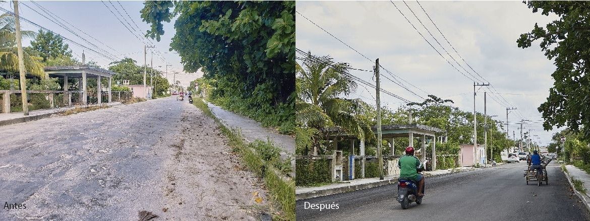 Mejora gobierno de Pedro Joaquín infraestructura vial de Cozumel
