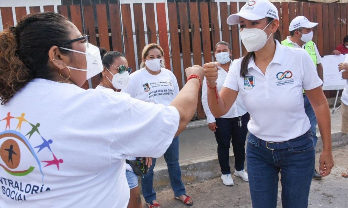 “Inicia 2021 con múltiples obras de infraestructura para Puerto Morelos”: Laura Fernández
