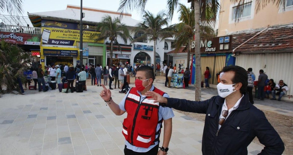 Dice Pedro Joaquin que por su “indicadores favorables”, Cozumel continúa con actividades económicas correspondientes al amarillo