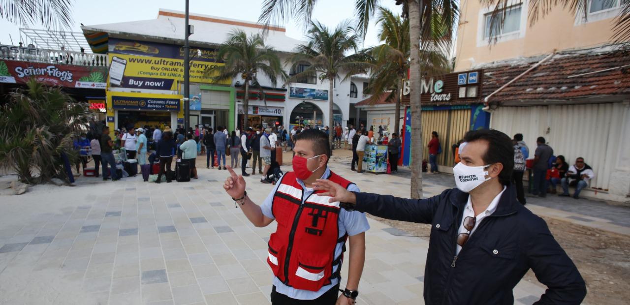 Dice Pedro Joaquin que por su “indicadores favorables”, Cozumel continúa con actividades económicas correspondientes al amarillo
