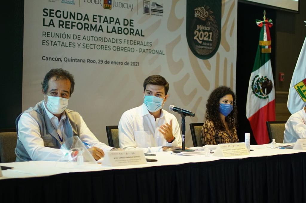 Llama Gustavo Miranda a trabajar coordinadamente en implementación del nuevo sistema de justicia laboral