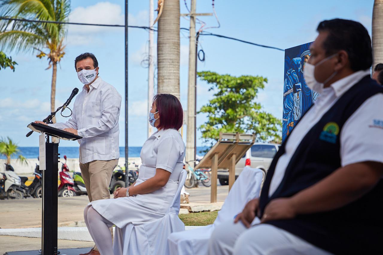 Resalta Pedro Joaquín la entrega de enfermeras y enfermeros de Cozumel en la lucha contra el Covid-19
