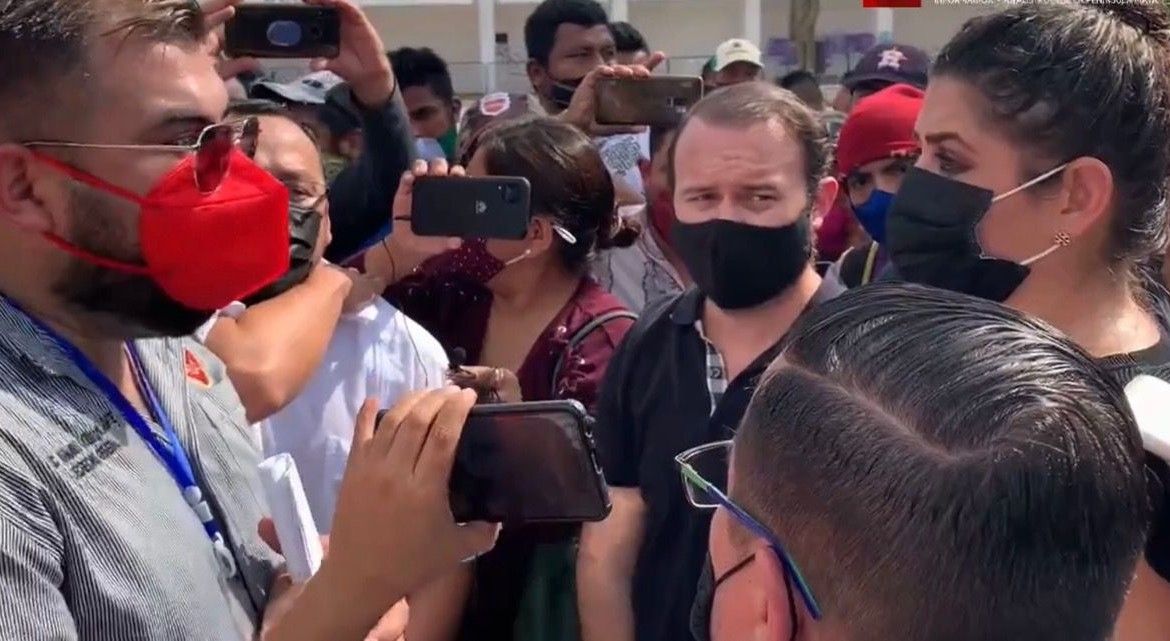 Vinculan a Janix con intromisión del CATEM en manifestación de trabajadores en Cancún, y ven interés electoral