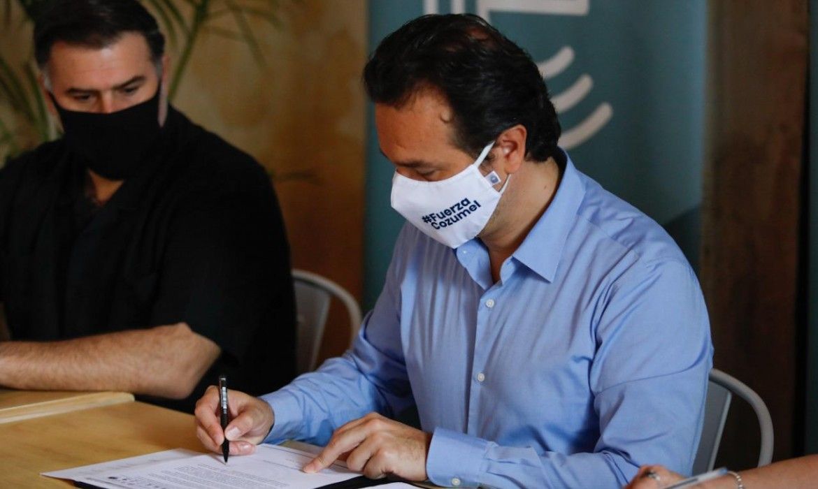 Se suma Pedro Joaquín al exhorto del empresariado para que el Gobierno Federal decrete la “Ley de Islas” en Cozumel