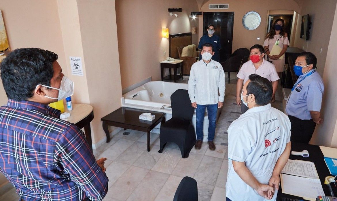 Como medida contra el Covid-19, fortalece Gobierno de Pedro Joaquín campaña de concientización dirigida a turistas