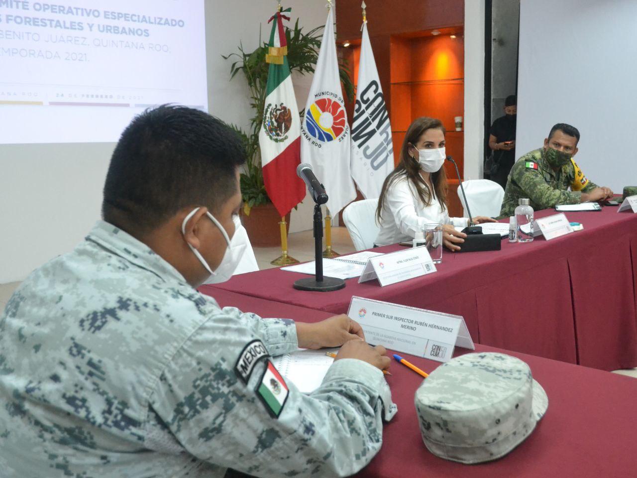 Trabajo coordinado para combate y control de incendios forestales