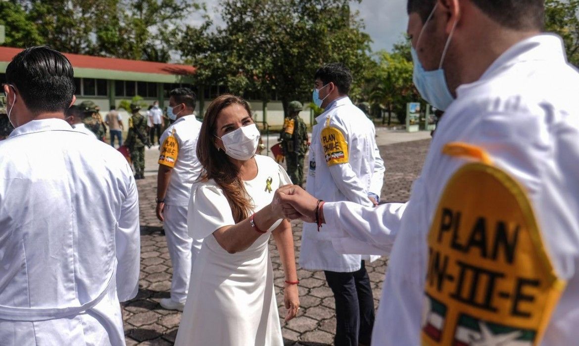 Resalta Mara labor en pandemia de personal médico y militar