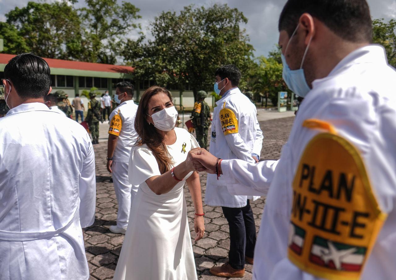 Resalta Mara labor en pandemia de personal médico y militar