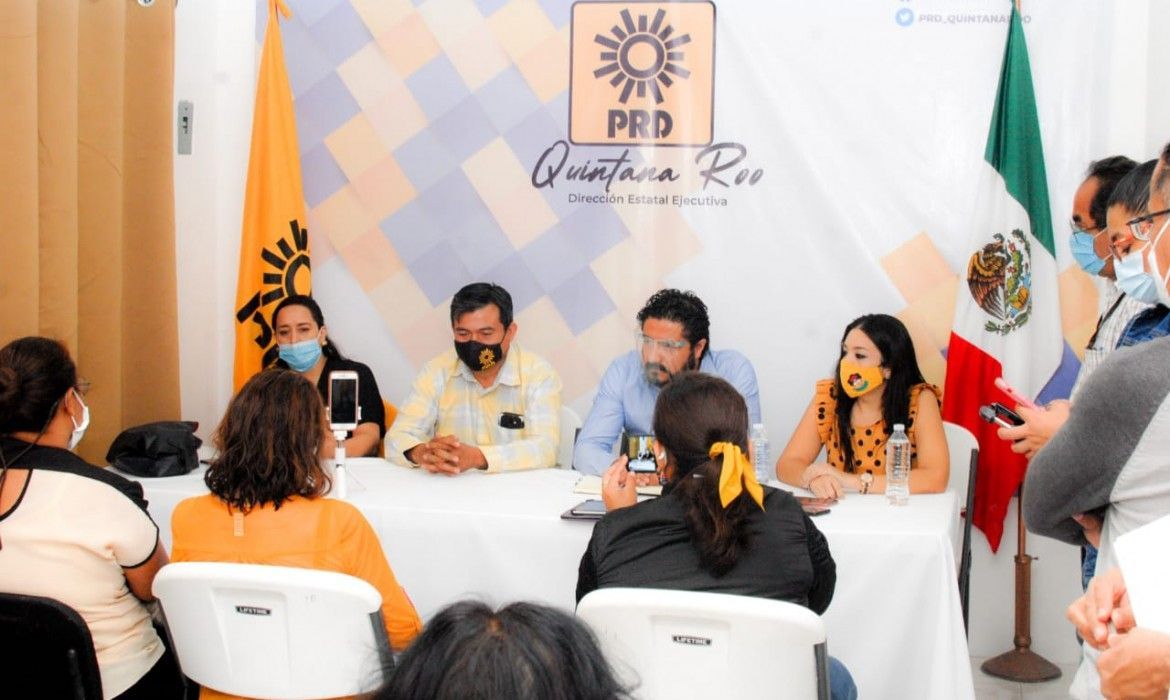 Anuncia PRD que Niza Puerto y Juan José Marín son sus precandidatos a la diputaciones federales en los distritos de Cancún