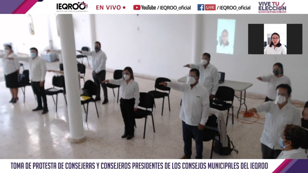 Toman protesta consejeras y consejeros de los 11 consejos municipales del Ieqroo