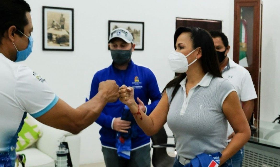 Se prepara Puerto Morelos para el XVI Maratón de Aguas Abiertas “Ruta del Arrecife”, anuncia Laura Fernández
