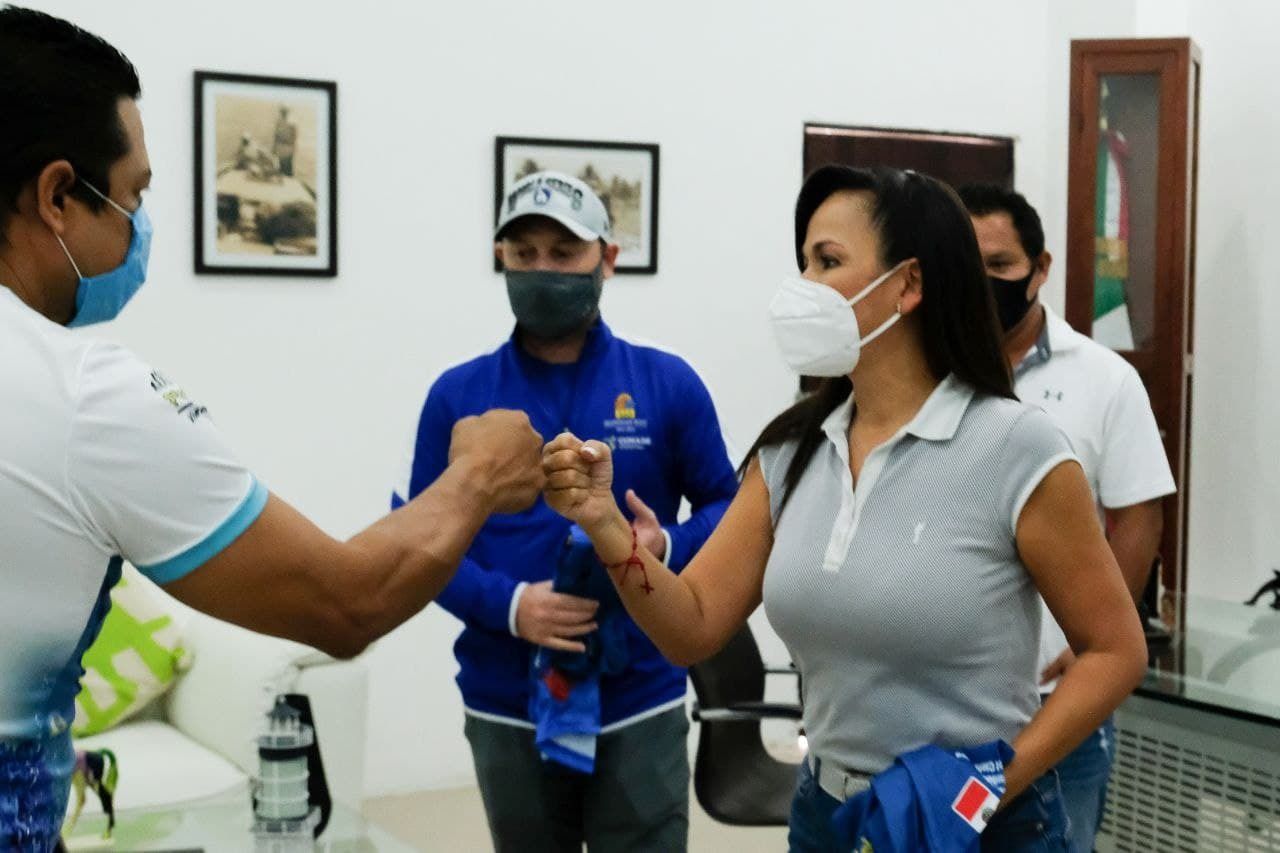 Se prepara Puerto Morelos para el XVI Maratón de Aguas Abiertas “Ruta del Arrecife”, anuncia Laura Fernández