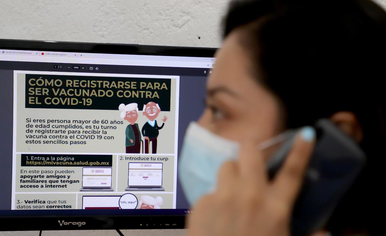 Apoyará gobierno de Mara a adultos mayores en registro para vacuna Covid 19