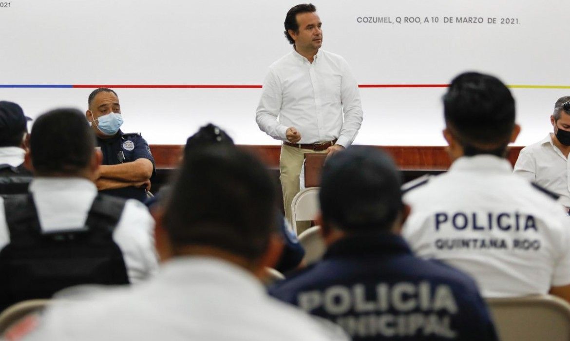 Se compromete Pedro Joaquín a solucionar problemas con prestaciones laborales de policías, eliminadas por administraciones anteriores  