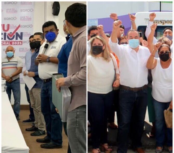PAN, PRI y PRD registran a sus candidatos para la elección del 6 de junio