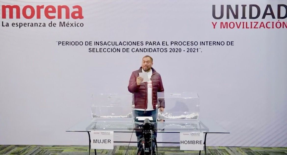 MORENA reserva los primeros 20 lugares en la lista de pluris, y esos no participan de la tómbola