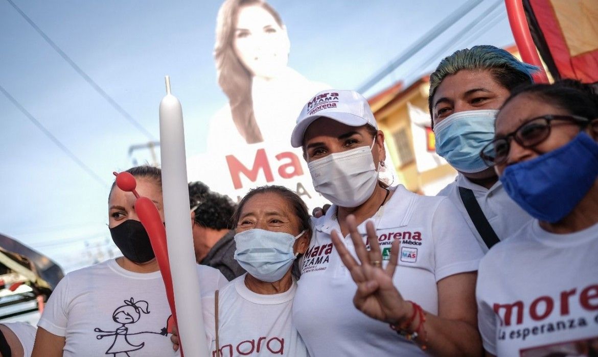 Recibe Mara respaldo en la región 95