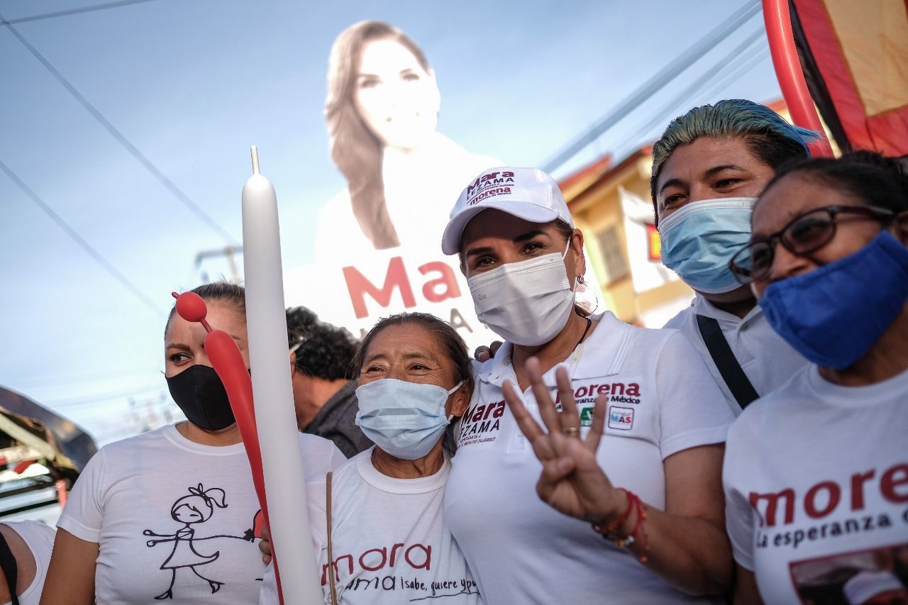 Recibe Mara respaldo en la región 95