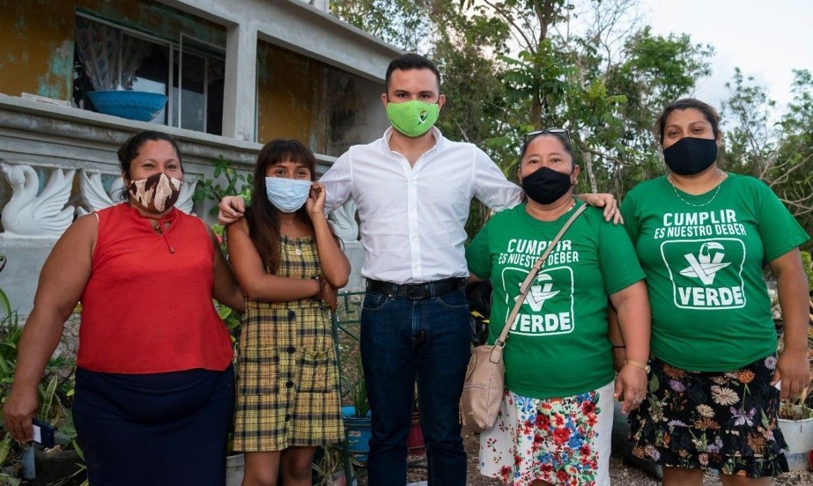 Destaca Pablo Bustamante que la fortaleza del Partido Verde está en sus mujeres