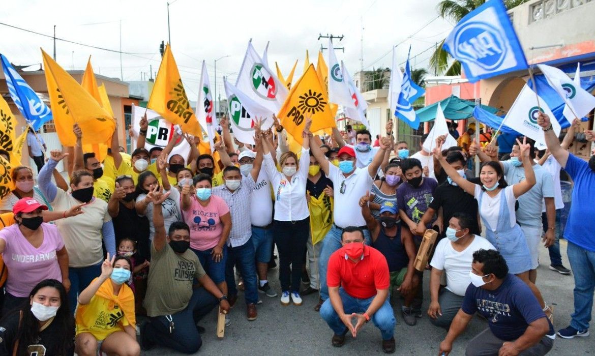 ¡Renovación ya!, Lili Campos llevó su mensaje a Puerto Aventuras