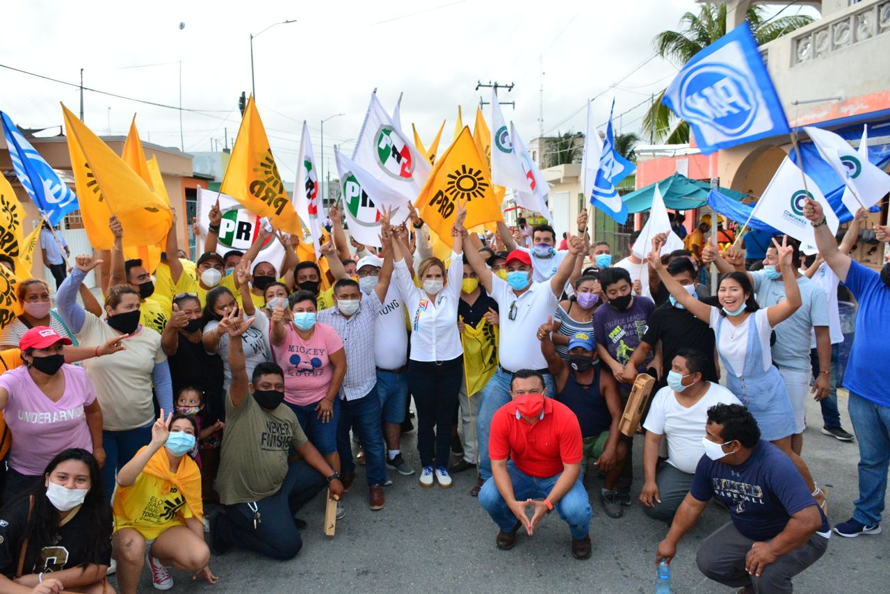 ¡Renovación ya!, Lili Campos llevó su mensaje a Puerto Aventuras