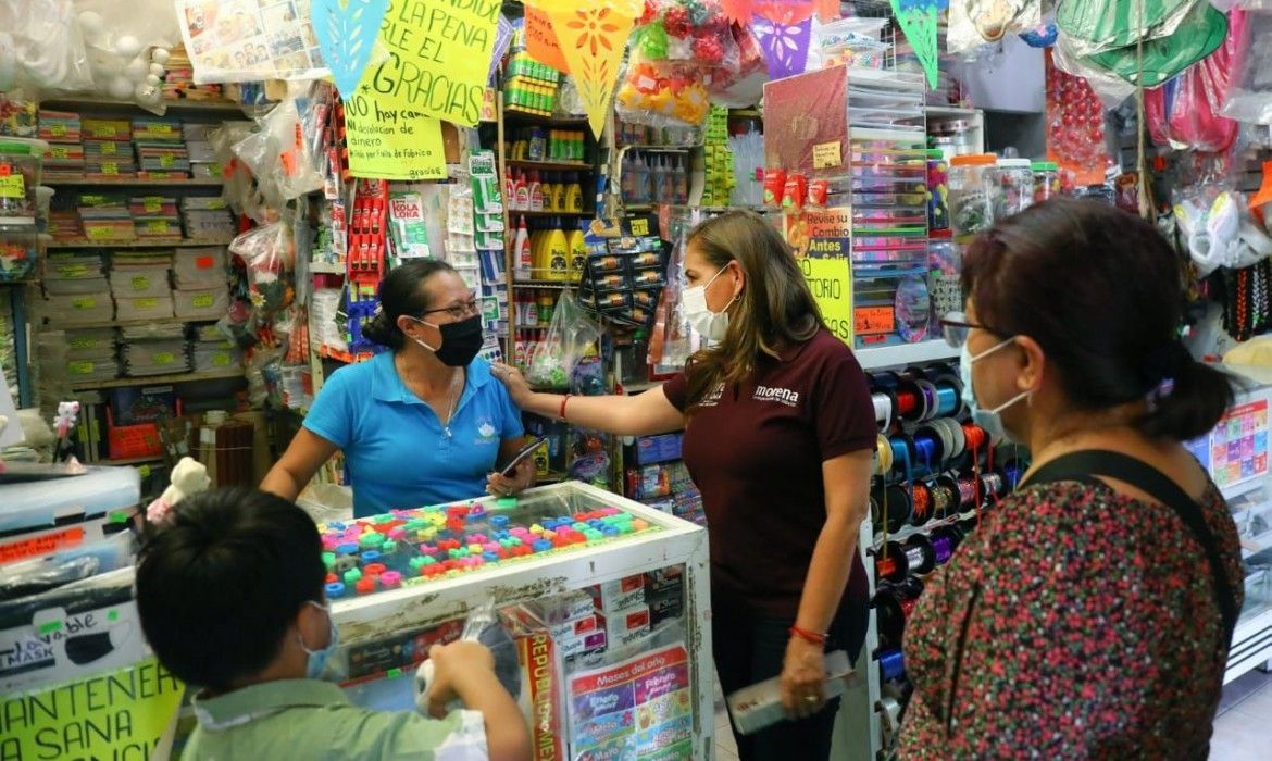 Locatarios del Mercado 23 respaldan proyecto de Mara Lezama