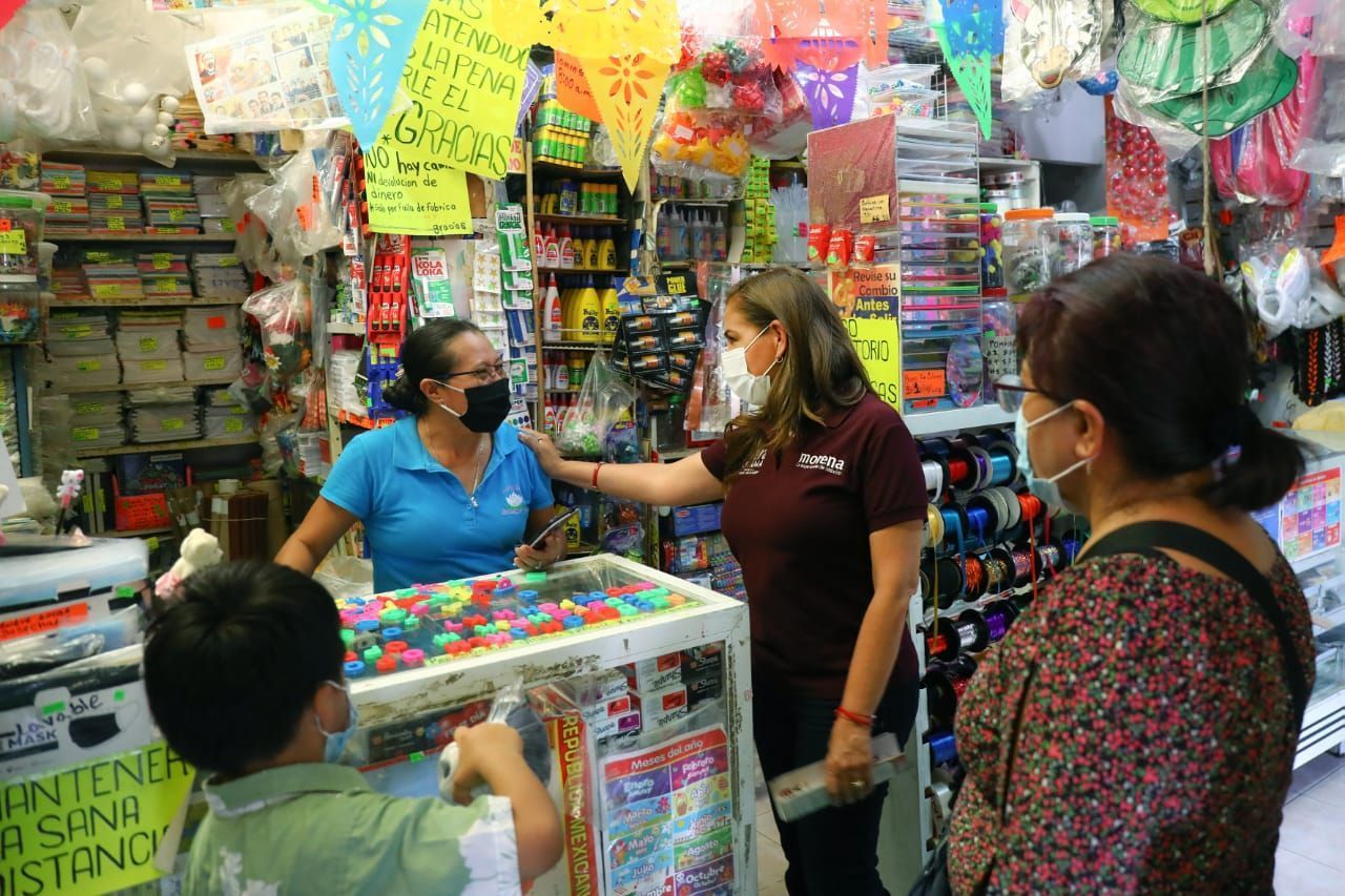 Locatarios del Mercado 23 respaldan proyecto de Mara Lezama