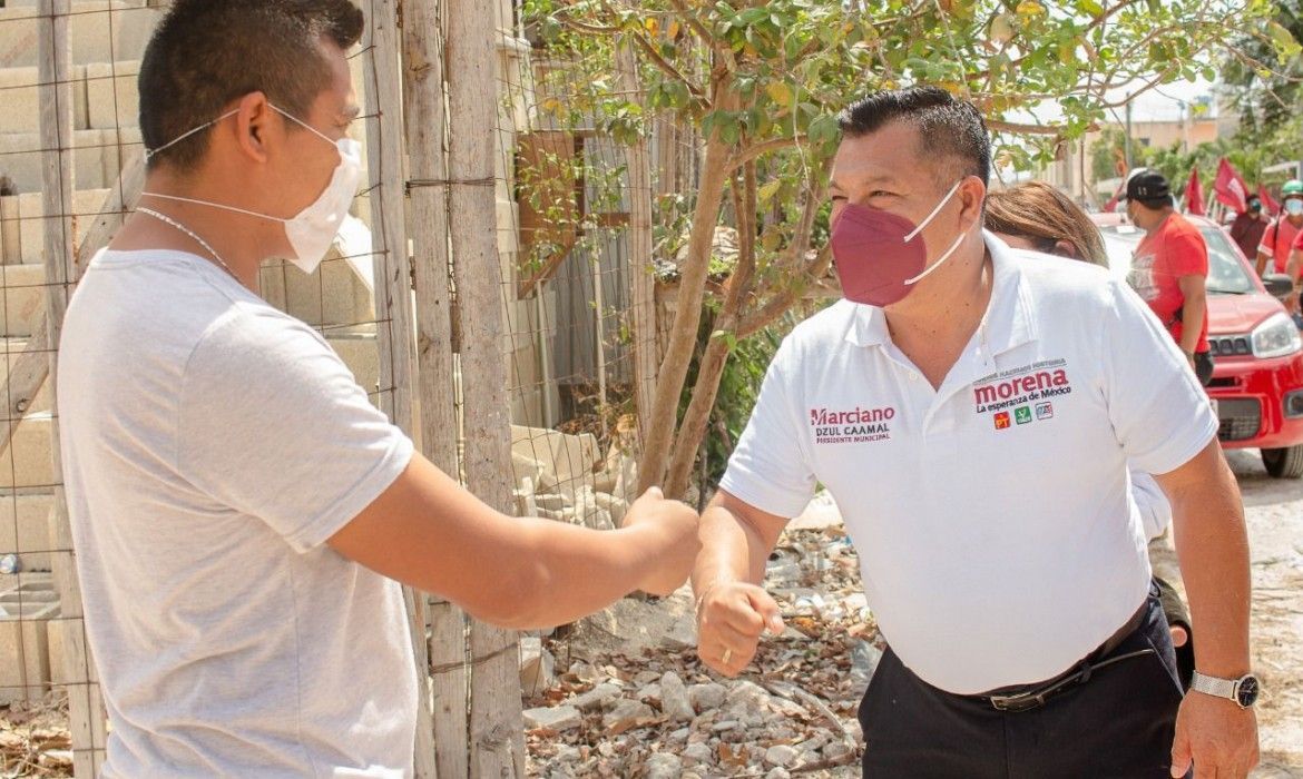 “Que bien que un maya va a gobernar Quintana Roo”: dijo AMLO sobre Marciano Dzul