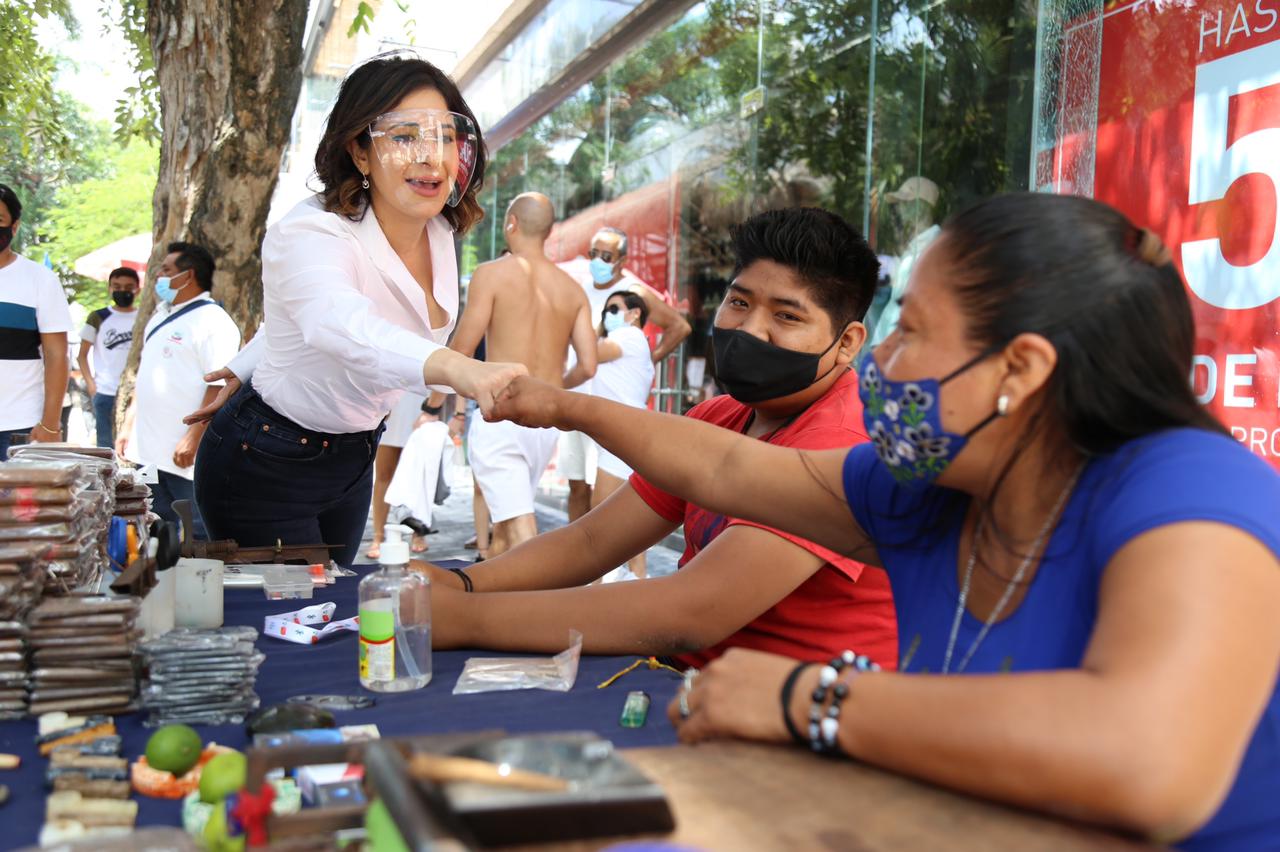 Estefanía Mercado inició su campaña a diputada por el D1, y dijo que va por la reactivación económica de Quintana Roo