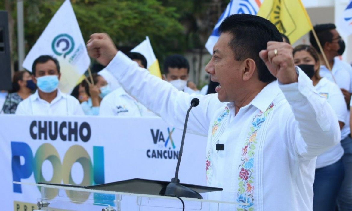 Chucho Pool inicia campaña y hace un llamado a “rescatar Cancún”