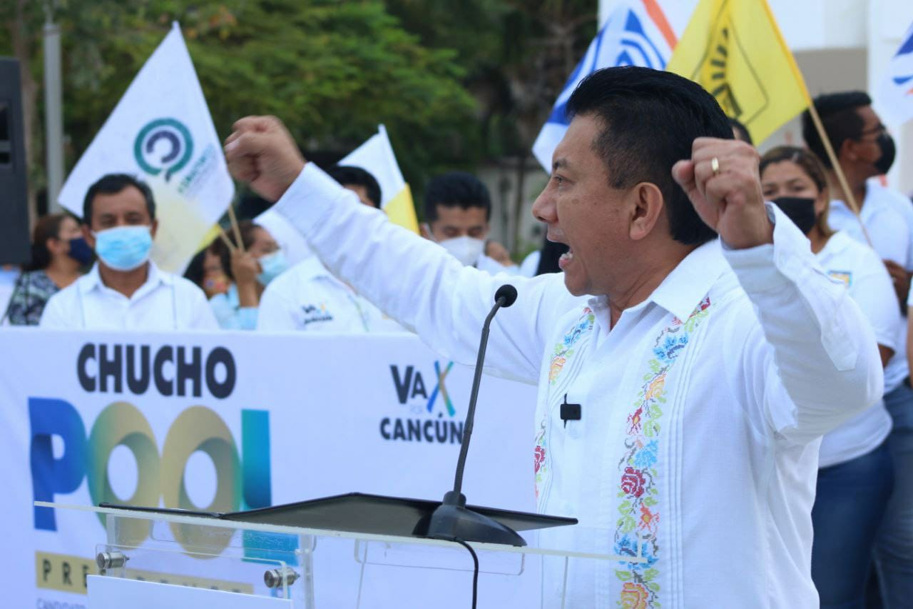 Chucho Pool inicia campaña y hace un llamado a “rescatar Cancún”