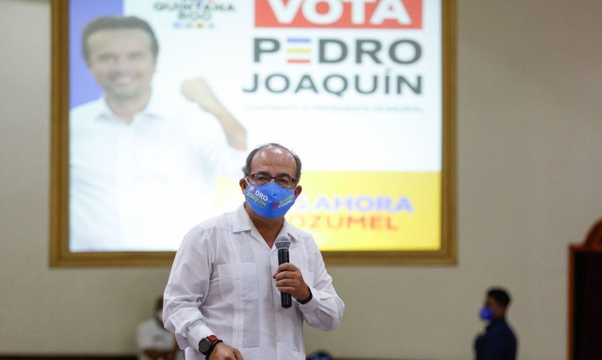“Pedro Joaquín es la opción de la democracia para defender a Cozumel y México”: Felipe Calderón Hinojosa